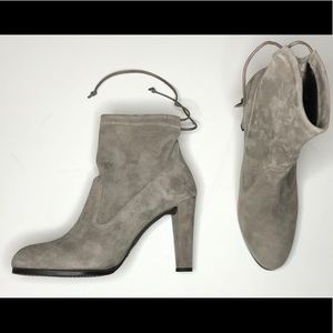 Stuart Weitzman Grey Ankle Boots